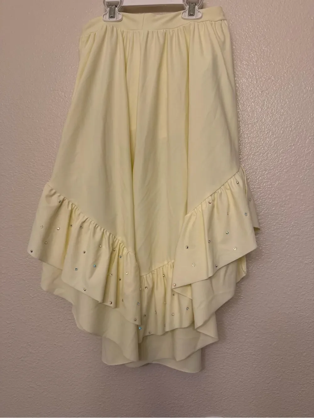Reverence custom solo dance costume 2 piece ivory lyrical contemporary XS adult